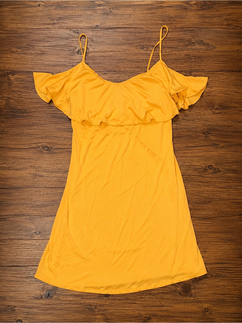 Rachel Kate Yellow Ruffle Sleeve Mini Dress Boutique Boho Summer Dress